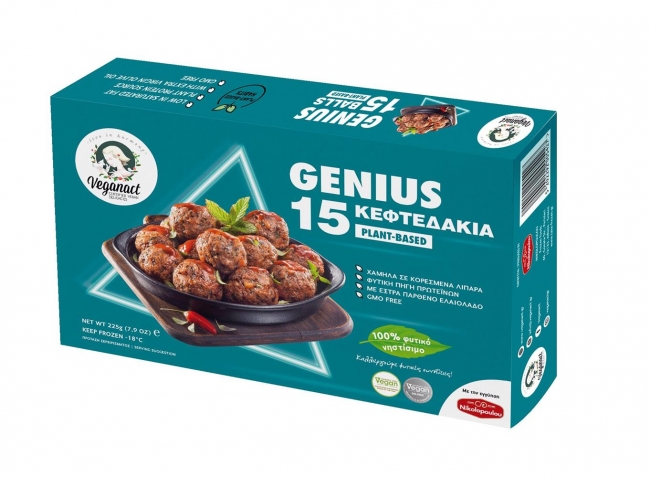(V2)GENIUS MEAT FREE ΚΕΦΤΕΔΑΚΙΑ(15X225γρ)