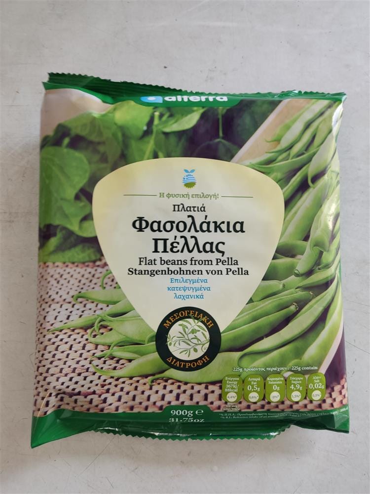 ΦΑΣΟΛΑΚΙ ΠΛΑΤΥ ΠΕΛΛΑΣ 900gr.