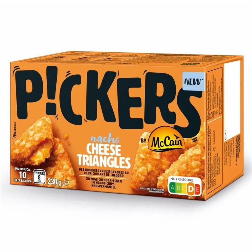 PICKERS NACHO CHEESE TRIANGLES(6X230gr.)