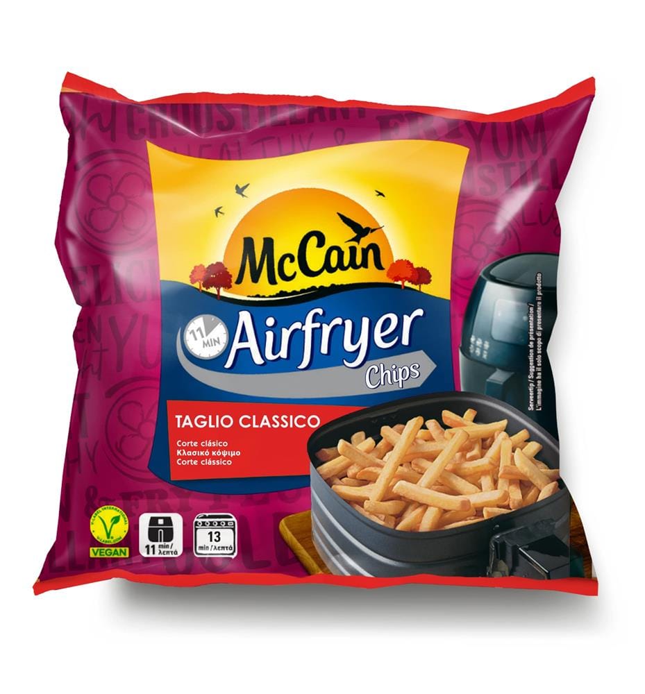 AIRFRYER CHIPS(12Χ600gr)ΠΑΤΑΤΑ MC CAIN