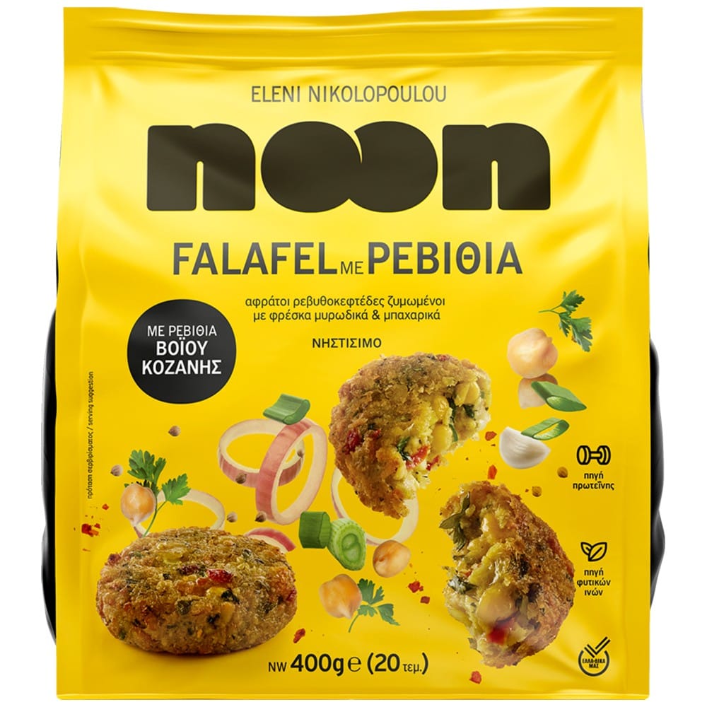 (Ν.10)NOON FALAFEL ΜΕ ΡΕΒΥΘΙΑ(14Χ400gr.)