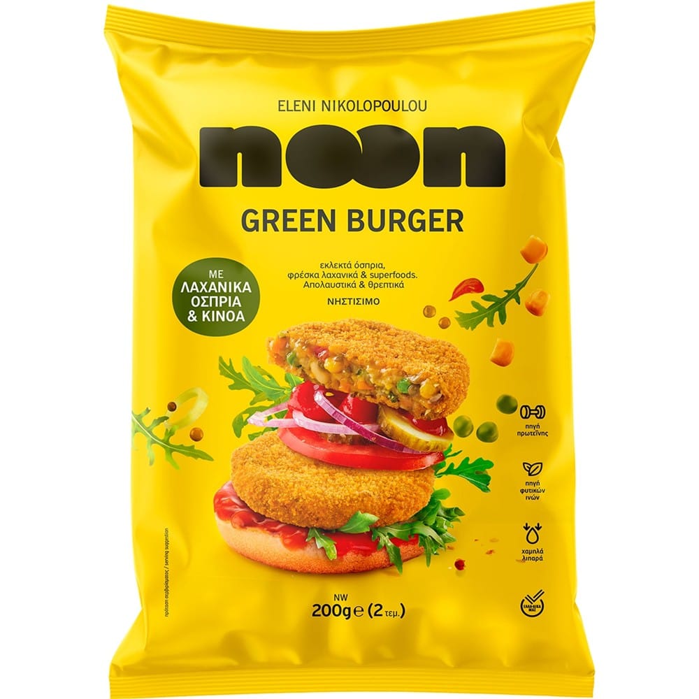 (Ν.30)NOON GREEN BURGER 200gr.(14Χ200gr.)