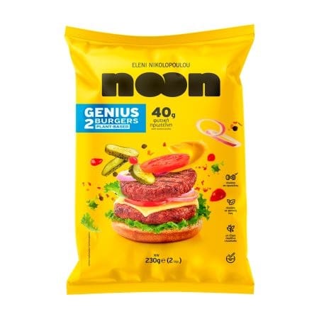 (Ν.50)NOON GENIUS BURGER (14X230gr.) PLANT-BASED