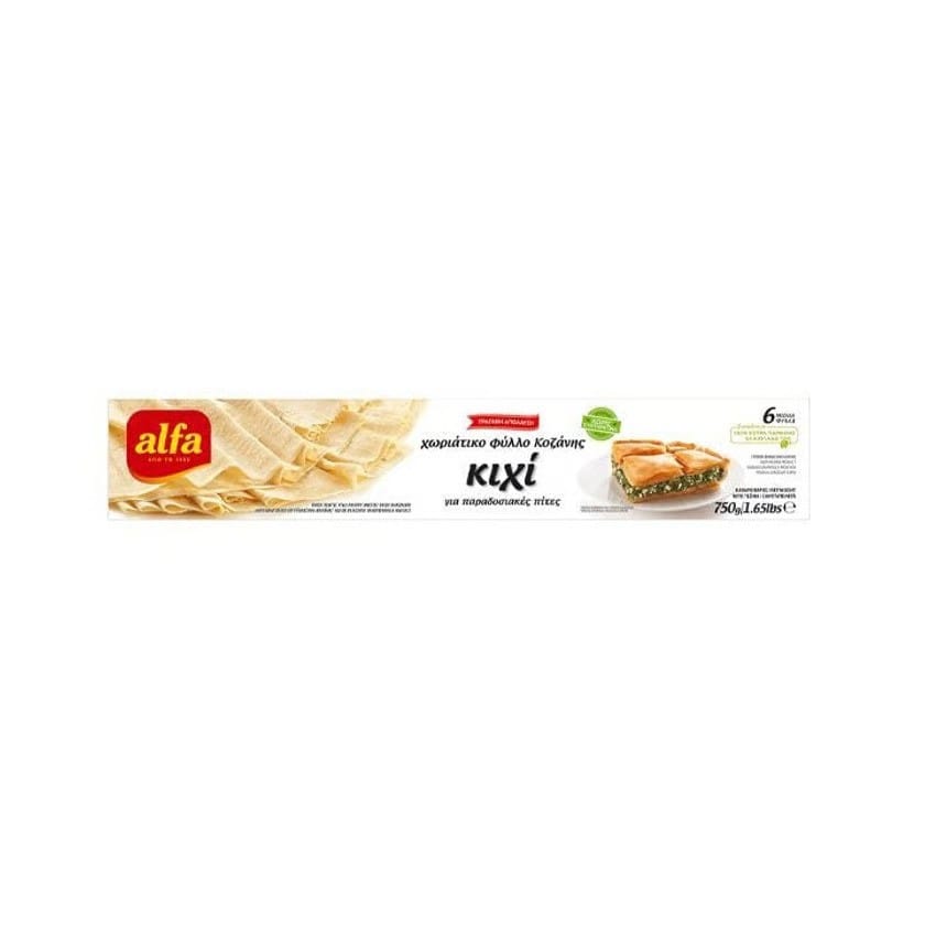ALFA ΧΩΡΙΑΤΙΚΟ ΦΥΛΛΟ ΚΟΖΑΝΗΣ 750gr.