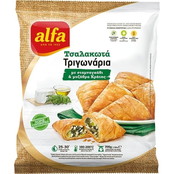 ALFA ΤΡΙΓΩΝΑΡΙΑ ΣΤΑΜΝΑΓΚΑΘΙ/ΜΥΖΗΘΡΑ 700gr.