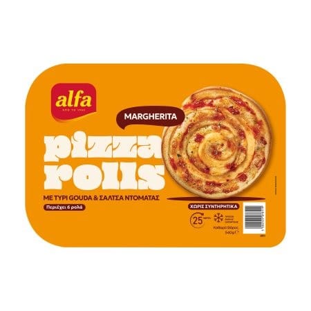 ALFA PIZZA ROLLS MARGHERITA 540gr.