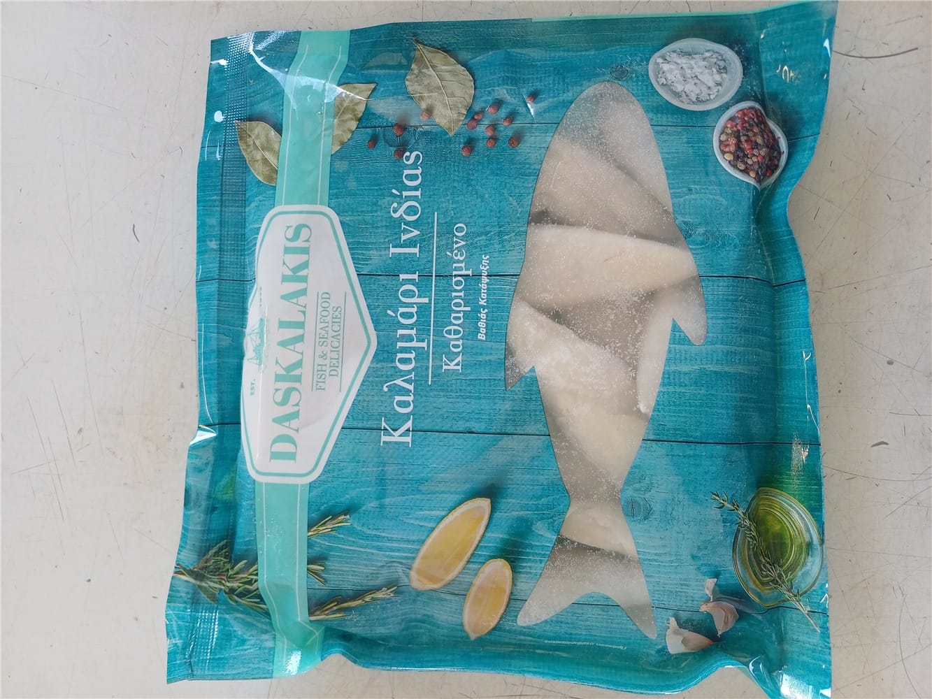 ΔΑΣΚΑΛΑΚΗΣ ΚΑΘΑΡΙΣΜΕΝΟ ΚΑΛΑΜΑΡΙ 500gr. ΔΑΣΚΑΛΑΚΗΣ ΚΑΘΑΡΙΣΜΕΝΟ ΚΑΛΑΜΑΡΙ 500gr.