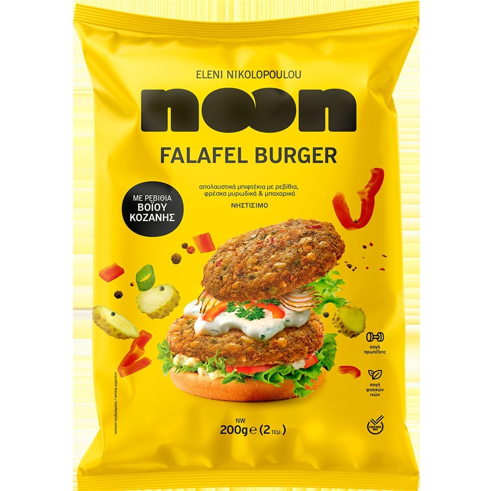 (Ν.12)NOON BURGER FALAFEL 200gr.